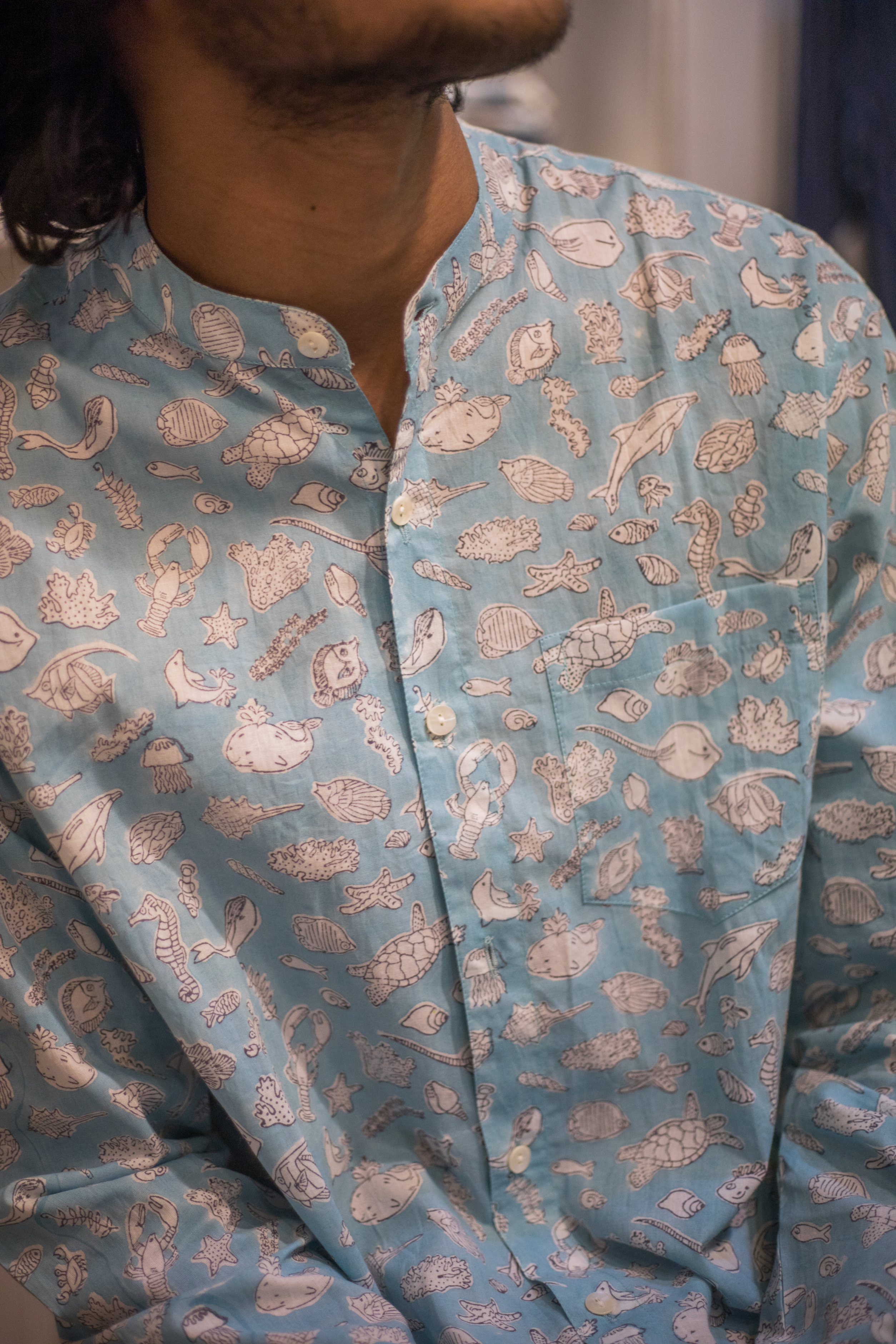 Ocean Print Shirt