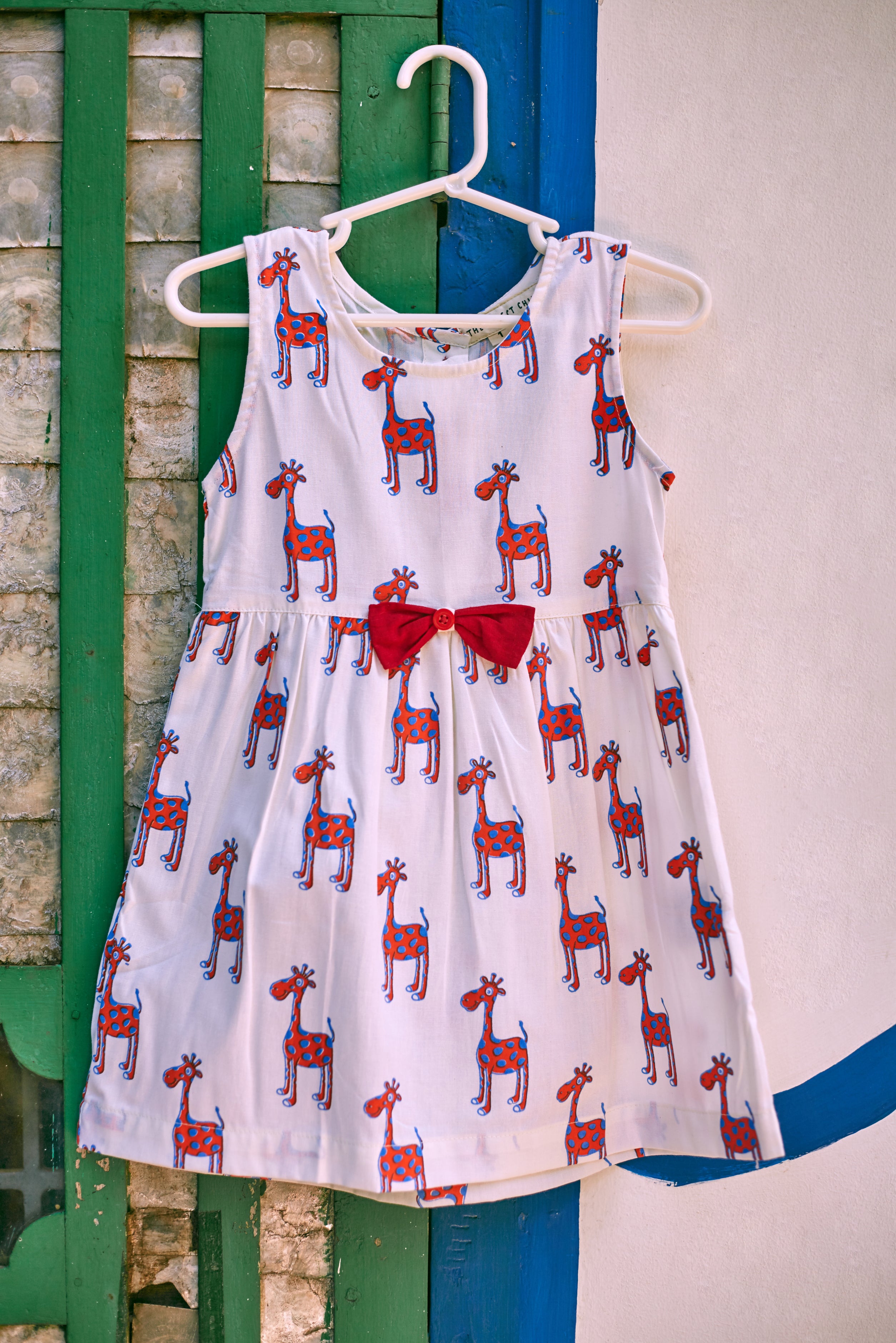 Red Giraffes Dress